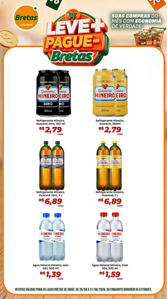 Ofertas Bretas até 31/08/2026. Ofertas Bretas até 31/08/2026.