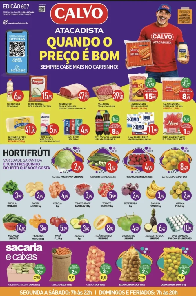 Ofertas Calvo Atacadista até 23/08/2026. Ofertas Calvo Atacadista até 23/08/2026.