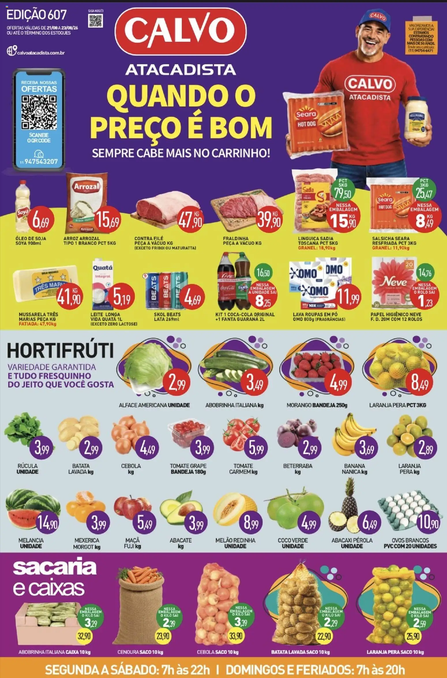 Ofertas Calvo Atacadista até 23/08/2026.