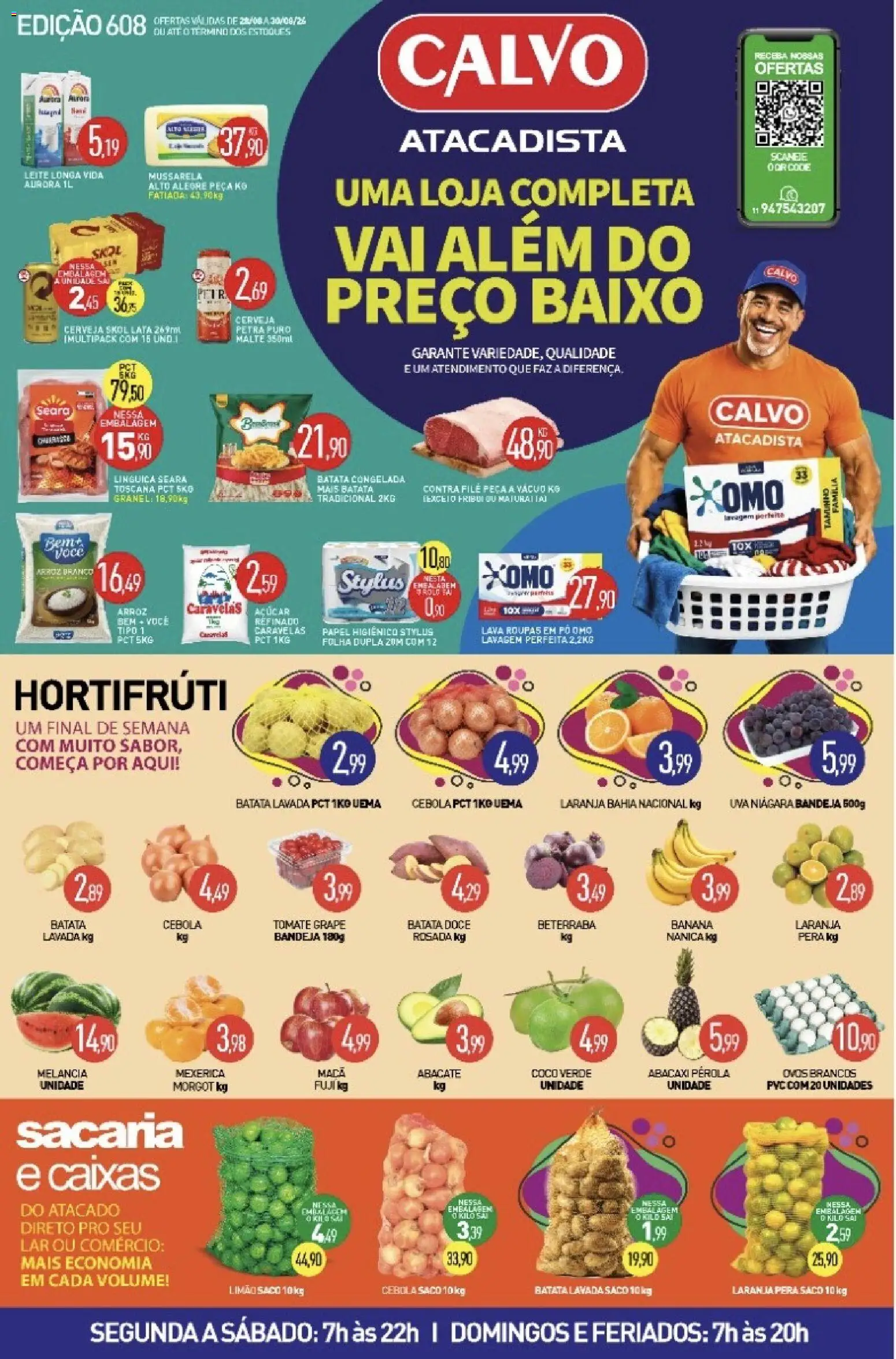 Ofertas Calvo Atacadista até 30/08/2026.