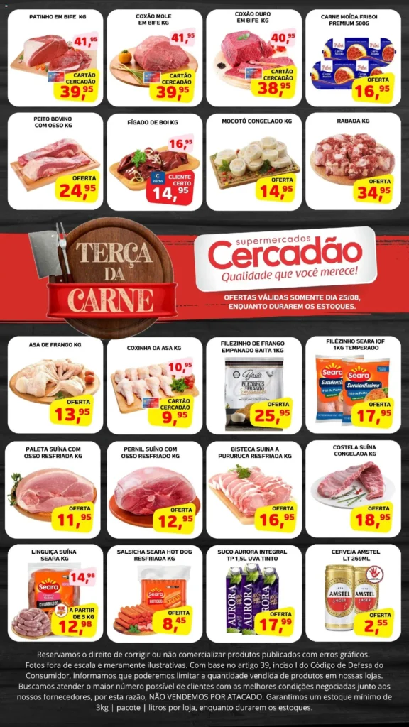 Ofertas Cercadão até 25/08/2026. Ofertas Cercadão até 25/08/2026.
