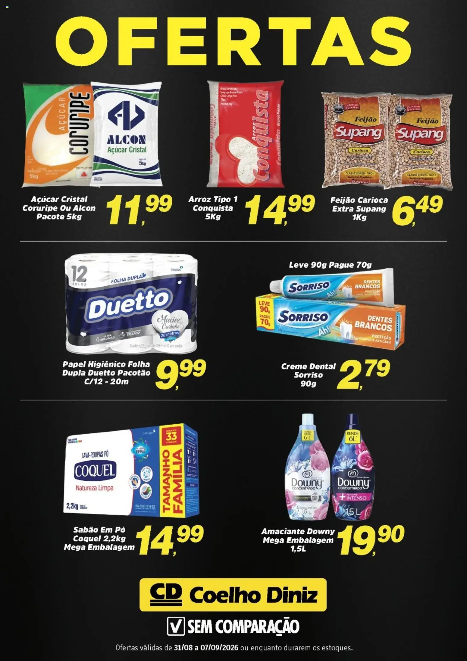 Ofertas Coelho Diniz ofertas Semanal até 07/09/2026.