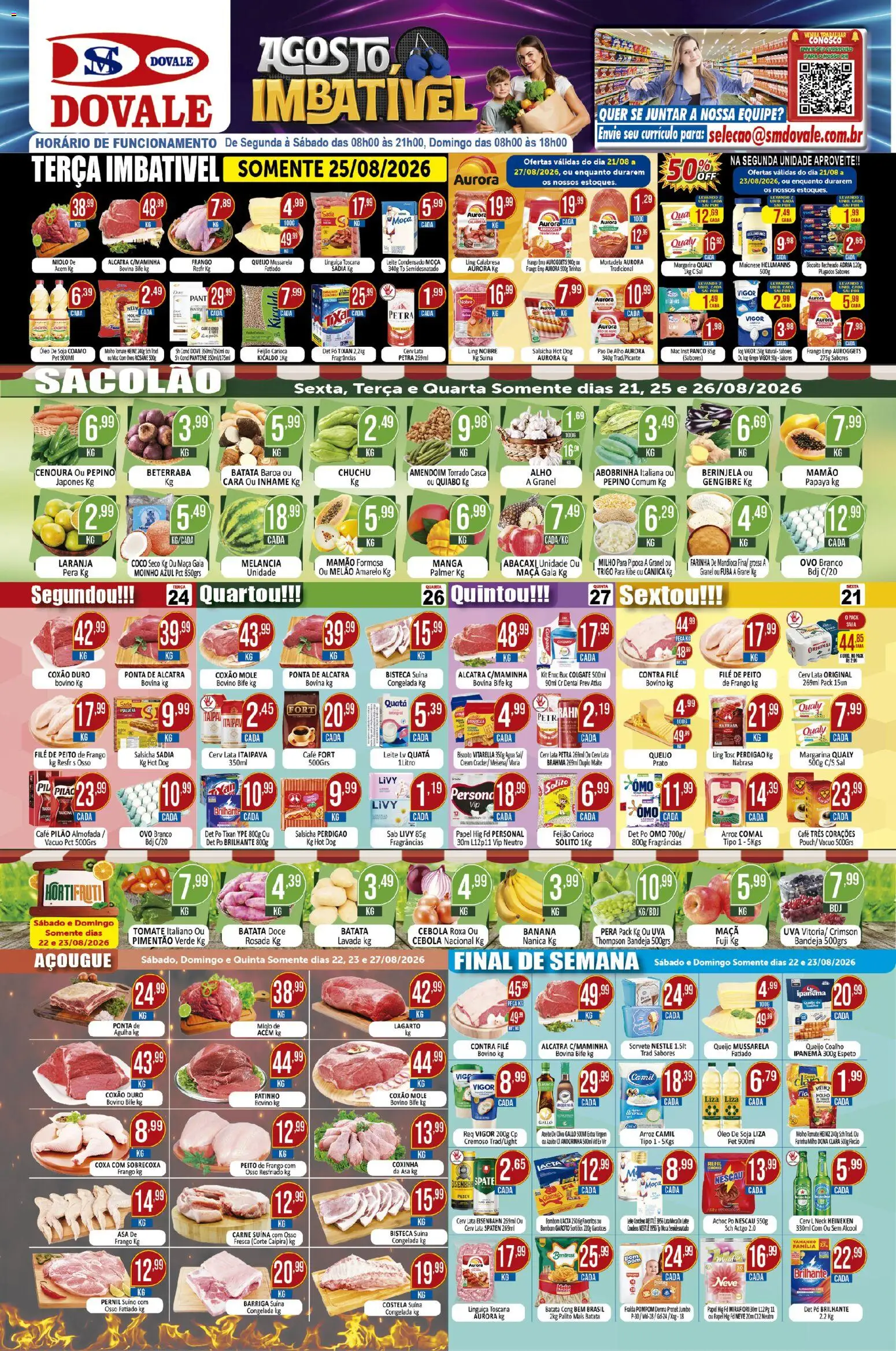 Ofertas Dovale até 27/08/2026.