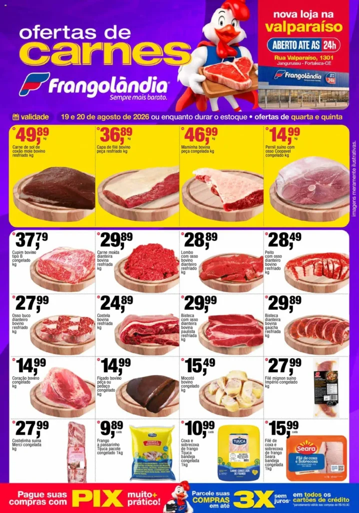 Ofertas Frangolândia até 20/08/2026.
