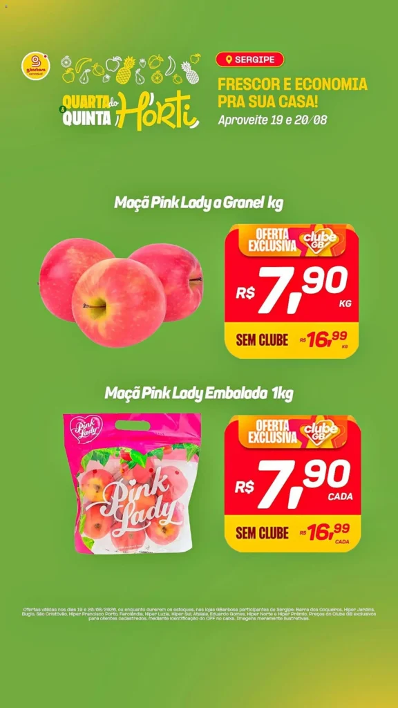 Ofertas Gbarbosa até 20/08/2026.