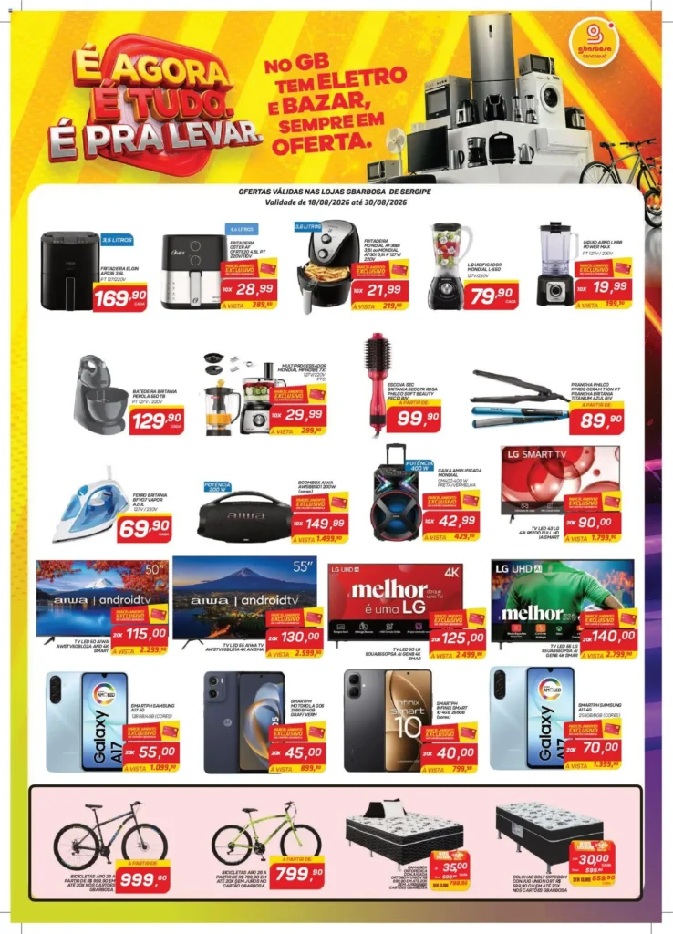 Ofertas Gbarbosa até 30/08/2026.