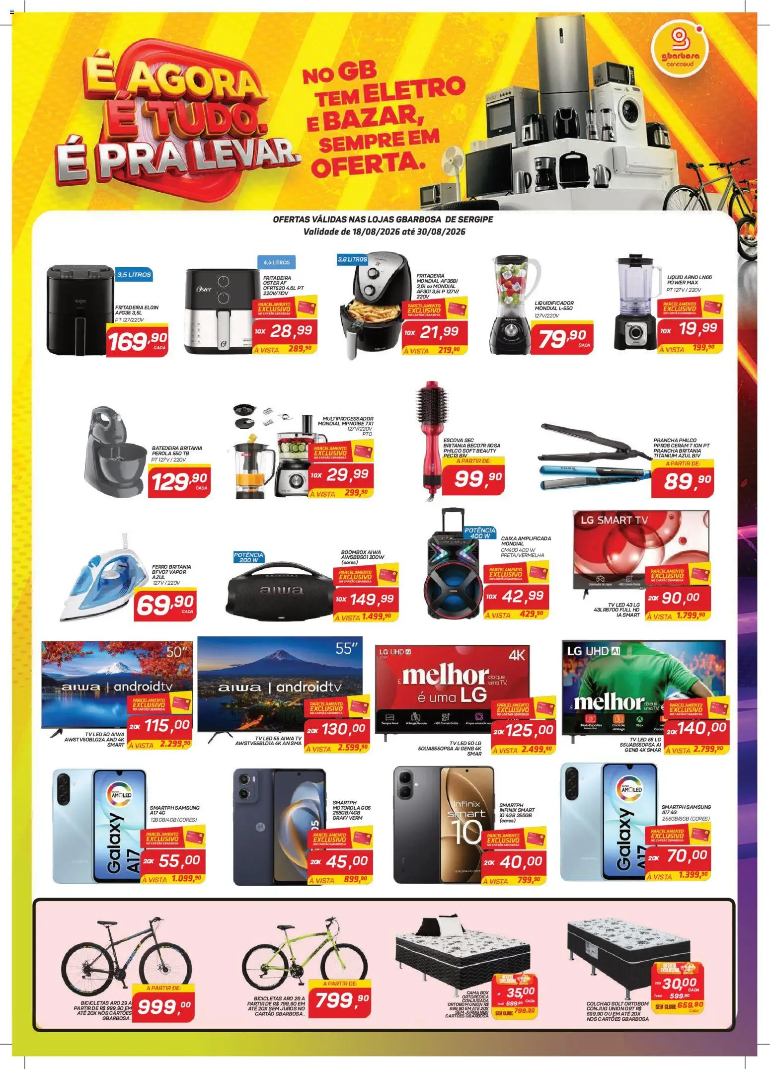 Ofertas Gbarbosa até 30/08/2026.