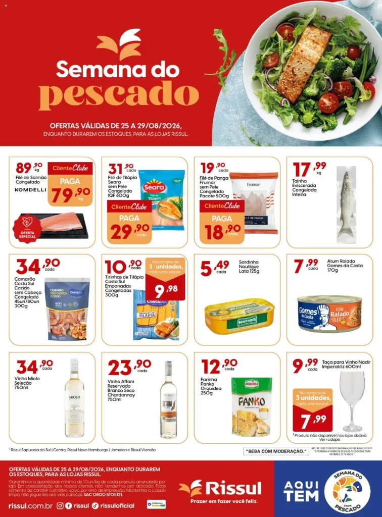 Ofertas Rissul até 29/08/2026. Ofertas Rissul até 29/08/2026.