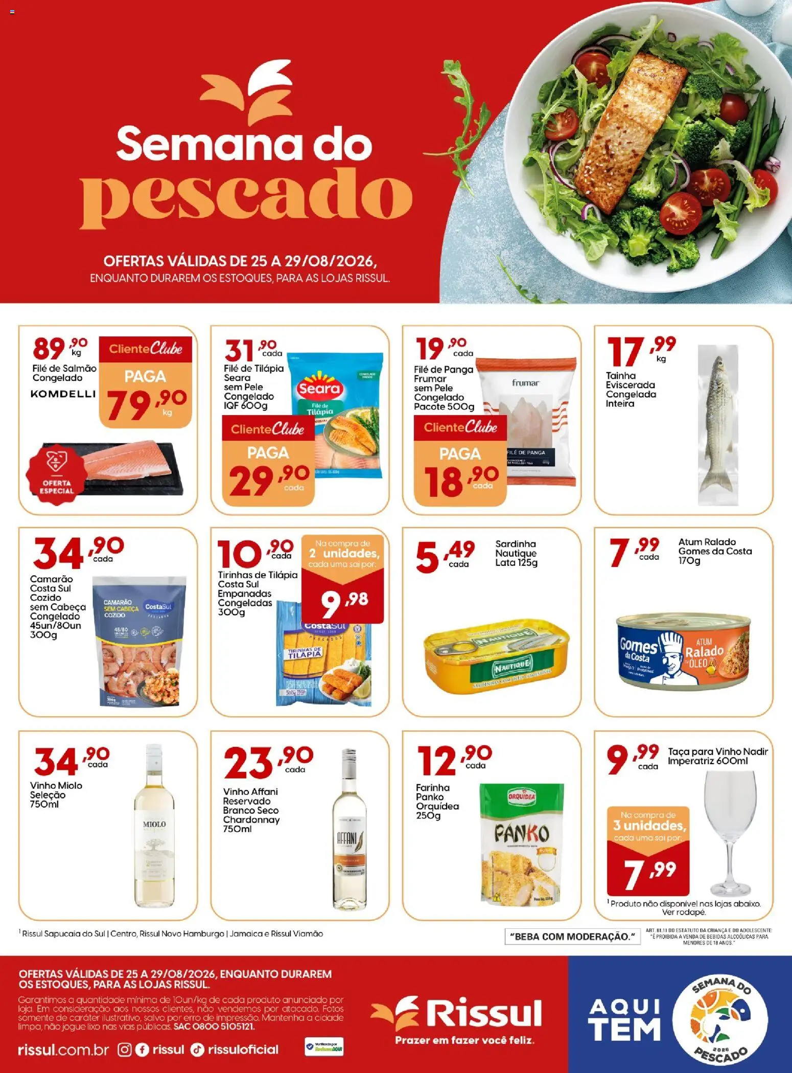 Ofertas Rissul até 29/08/2026.