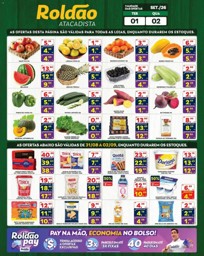Ofertas Roldão ofertas Feirão até 02/09/2026.