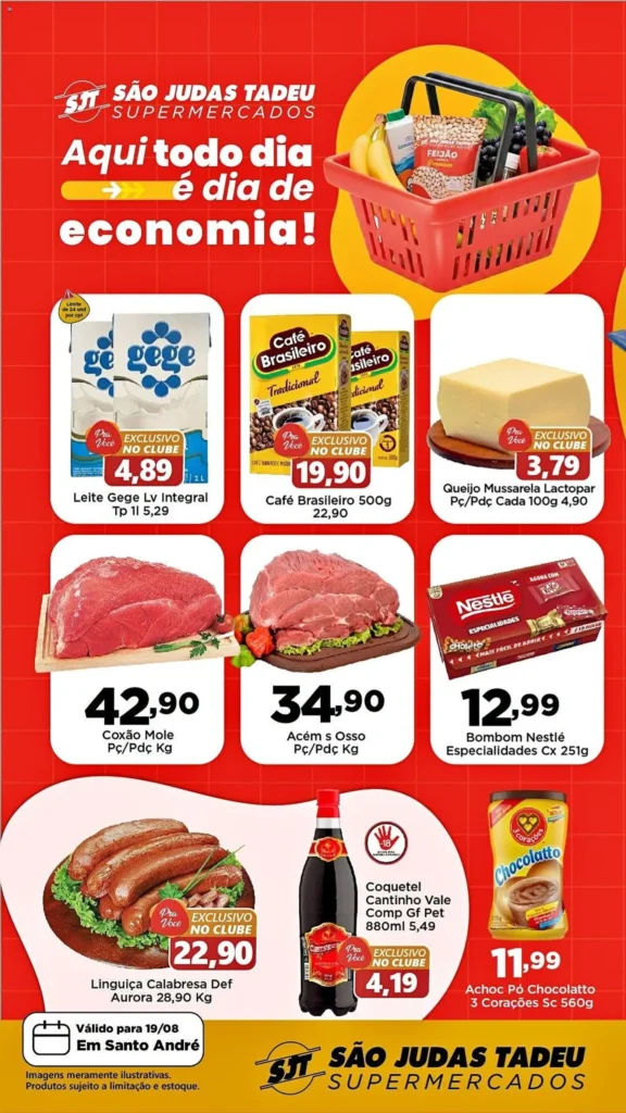Ofertas São Judas Tadeu até 19/08/2026.