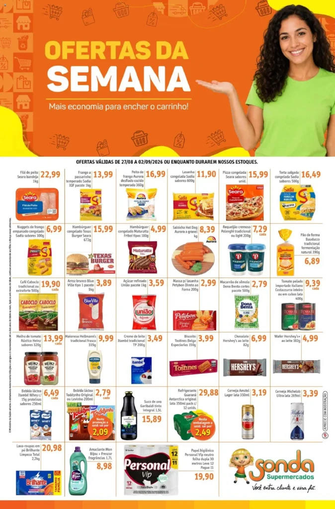 Ofertas Sonda até 02/09/2026.