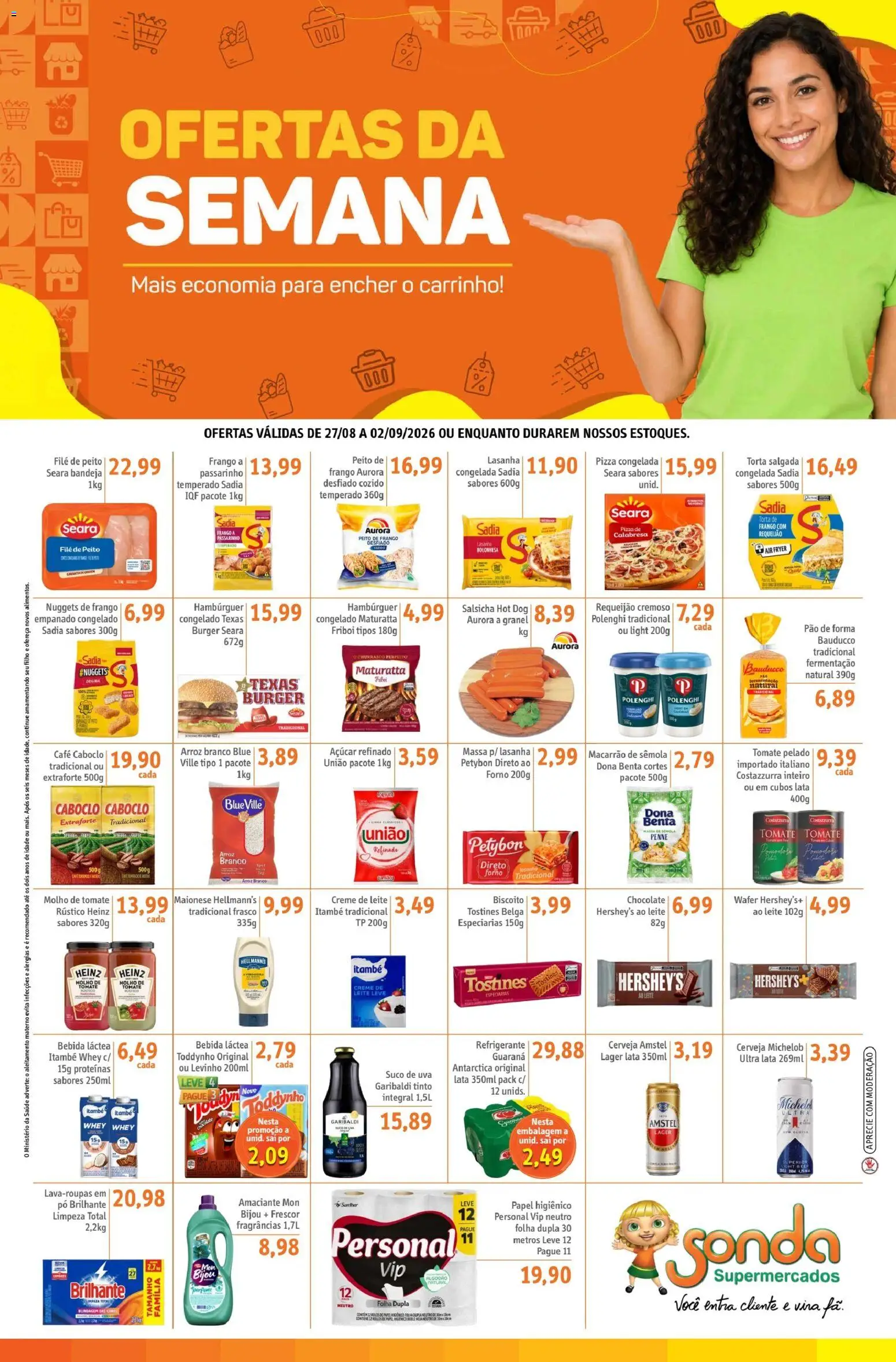 Ofertas Sonda até 02/09/2026.