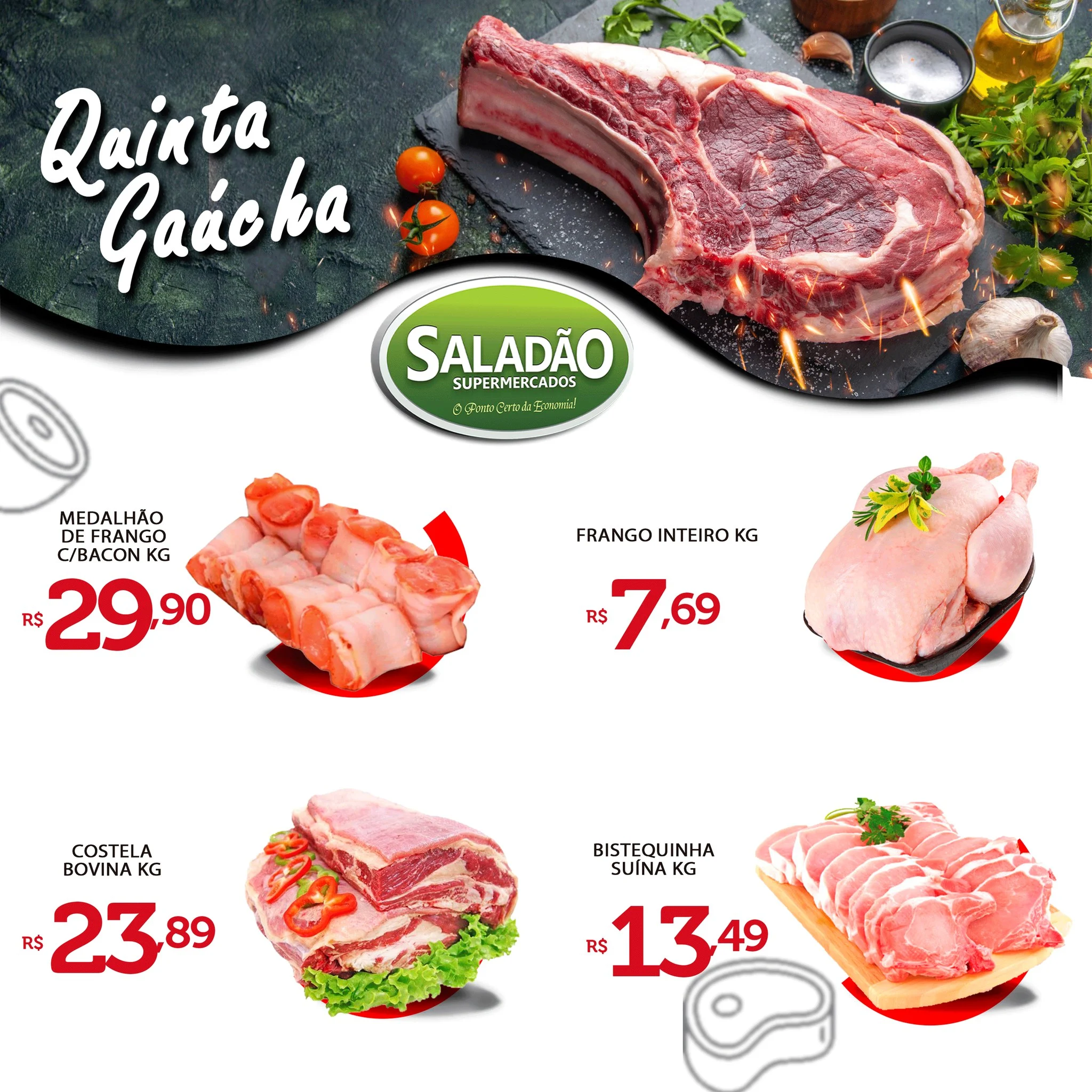 Ofertas Saladão Supermercados – 13/08/2026
