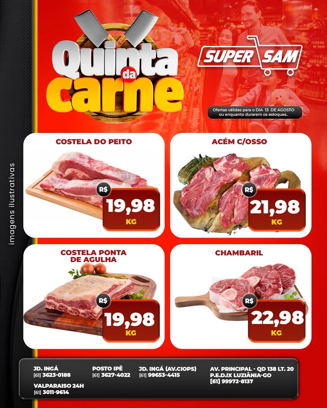 Ofertas Rede Supersam – 13/08/2026