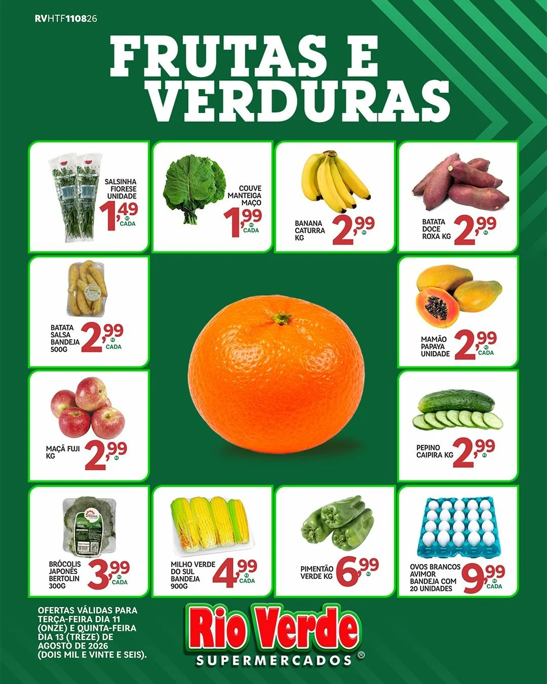 Ofertas Rio Verde Supermercados – 13/08/2026