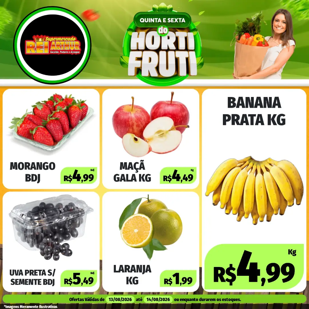 Ofertas Supermercado Rei Arthur💥 – 14/08/2026
