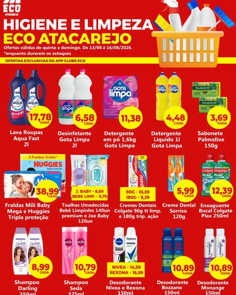 Ofertas Eco Atacarejo – 16/08/2026