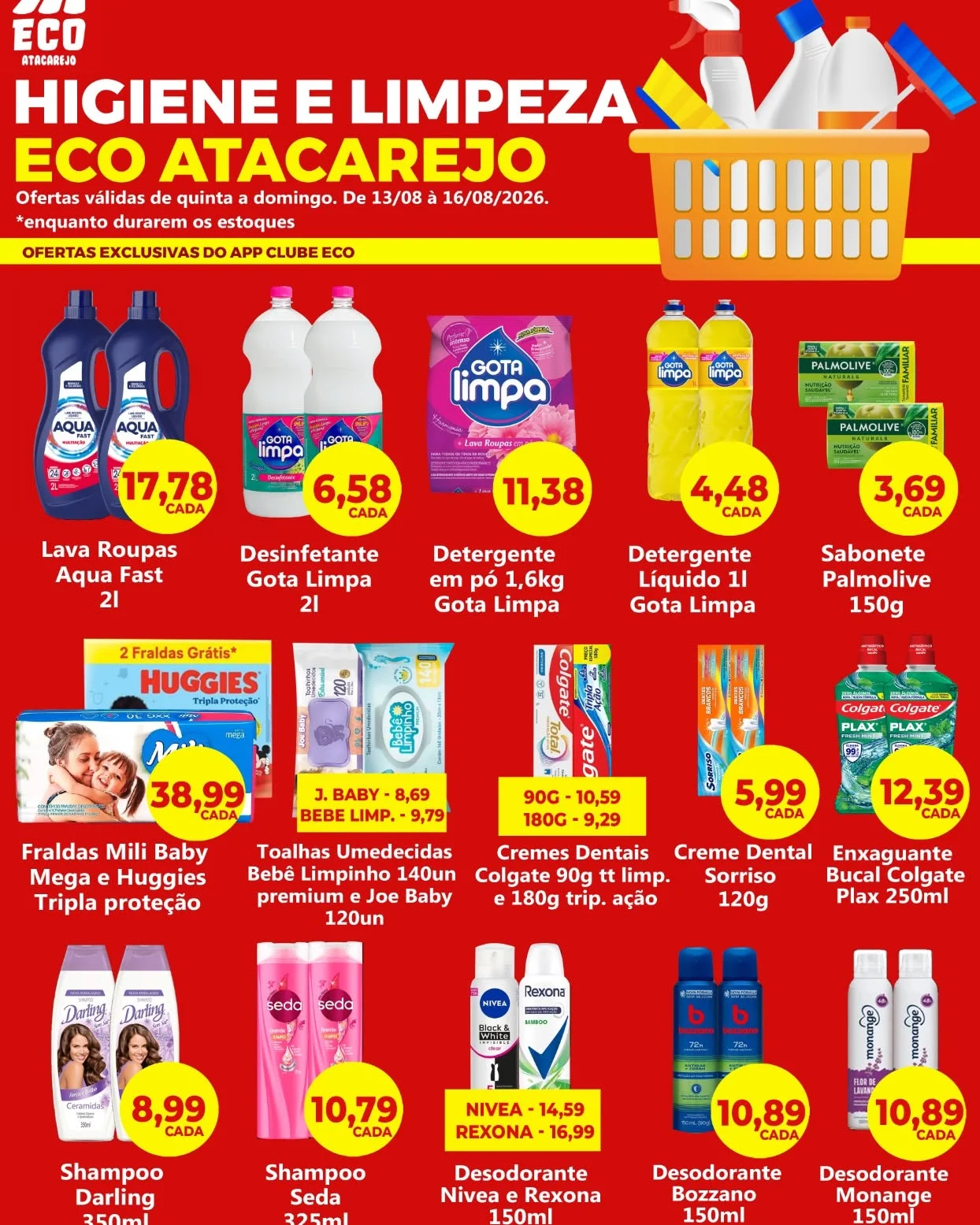 Ofertas Eco Atacarejo – 16/08/2026