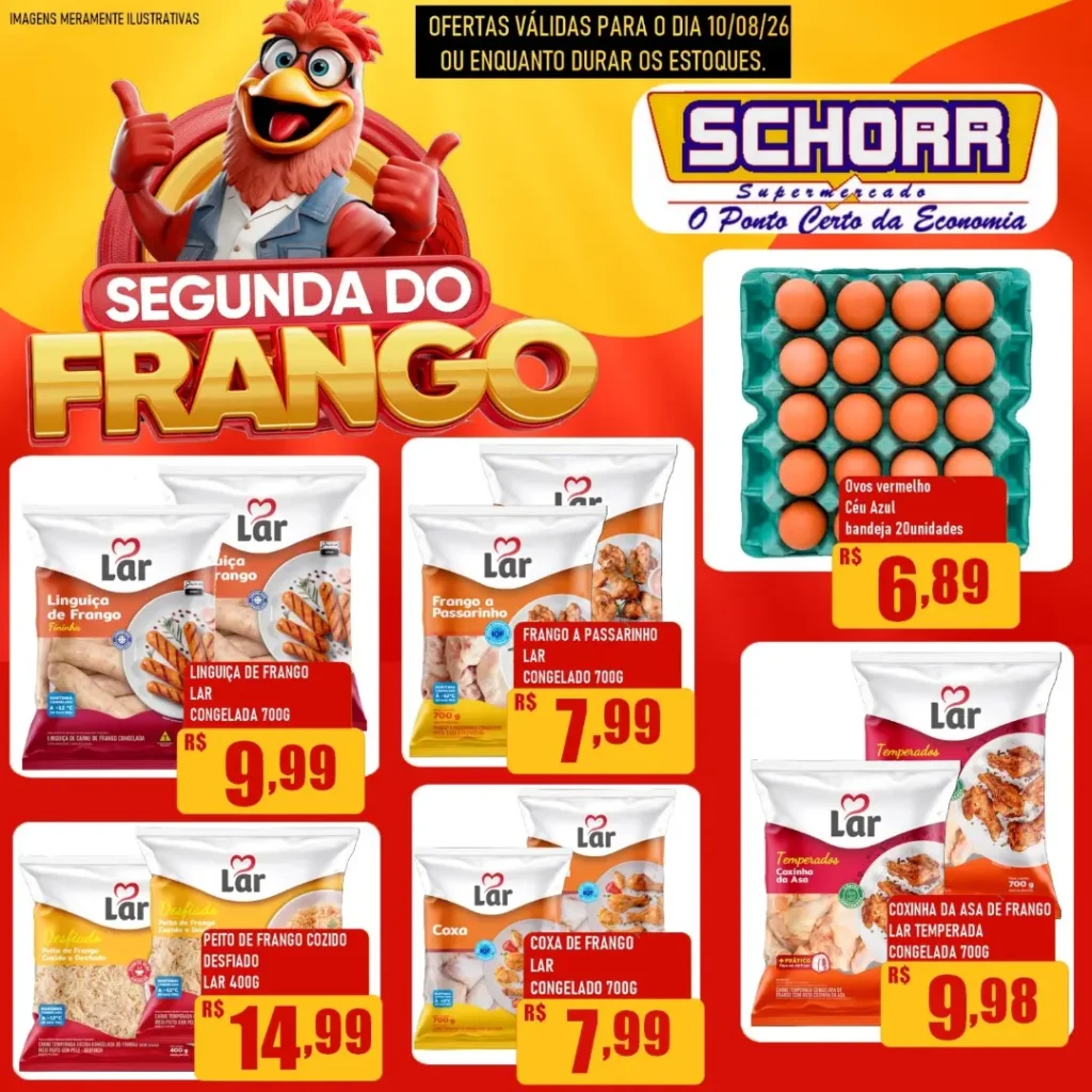 Ofertas Schorr supermercado – 10/08/2026