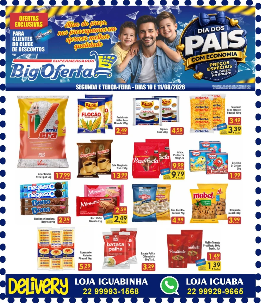 Ofertas Supermercado Big Oferta – 11/08