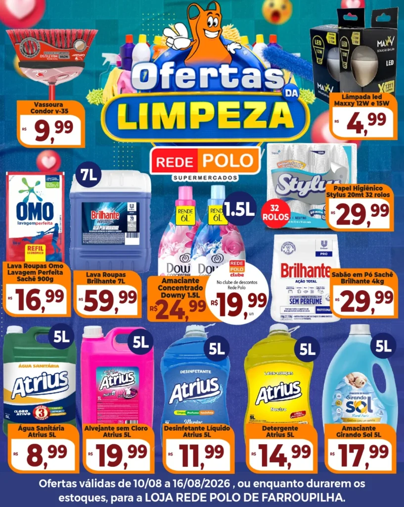 Ofertas Rede Polo Farroupilha – 16/08/2026