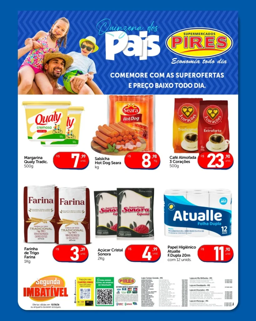 Ofertas Supermercados Pires – 10/08/2026
