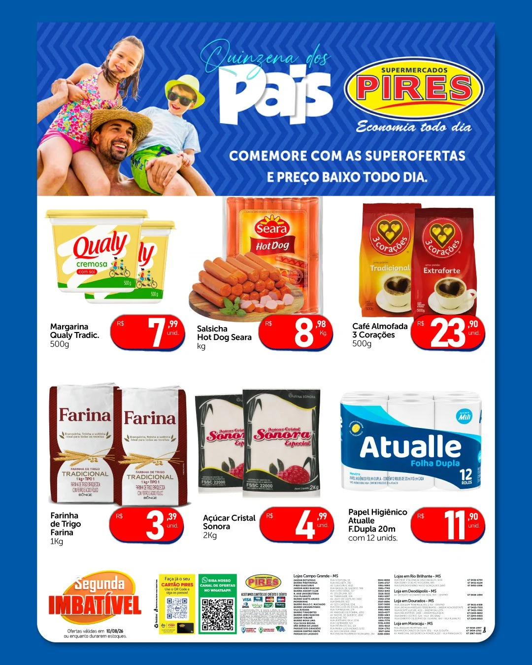 Ofertas Supermercados Pires – 10/08/2026