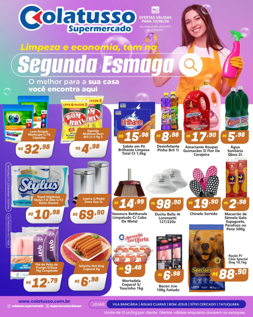 Ofertas Supermercado Colatusso – 10/08/2026
