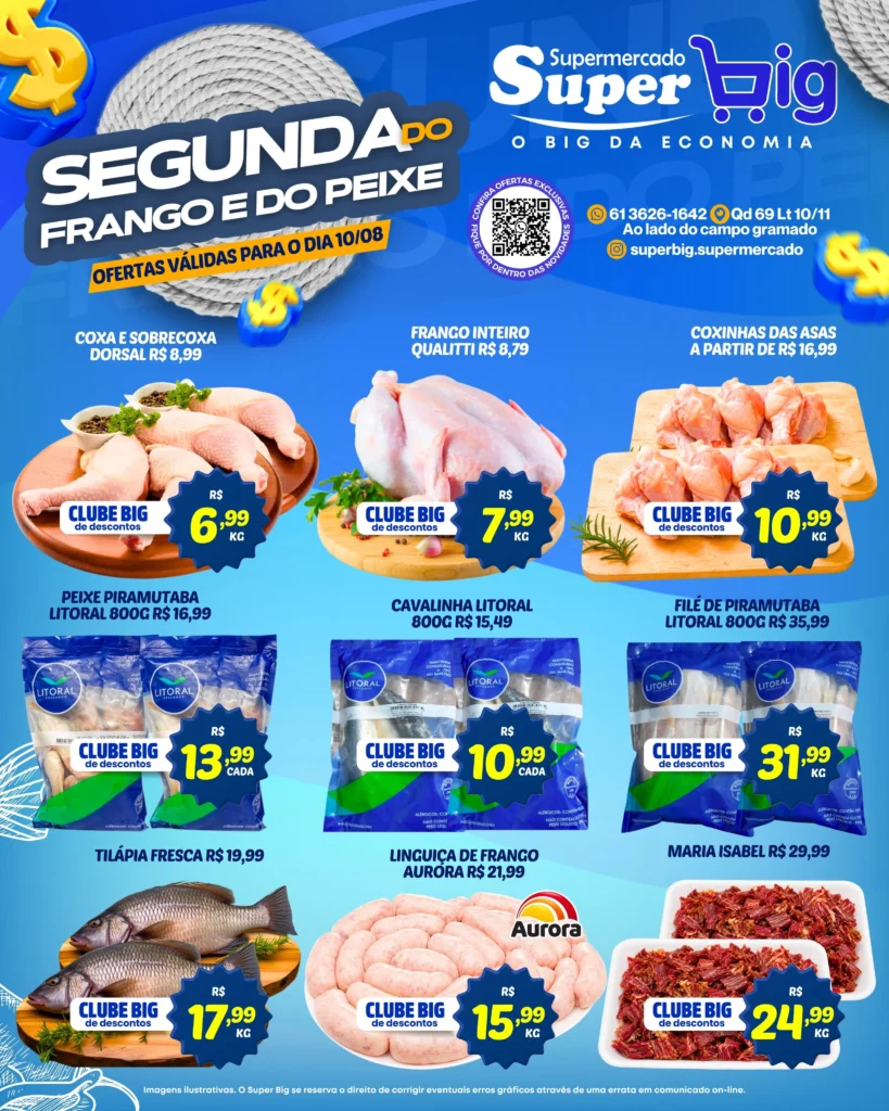 Ofertas Supermercado Super Big  🛒 – 10/08/2026