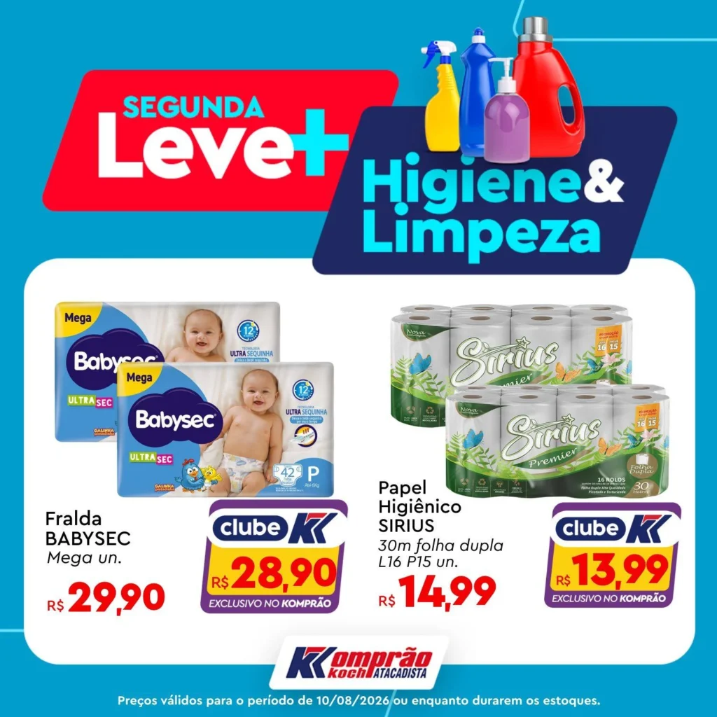 Ofertas Komprão Koch Atacadista – 10/08