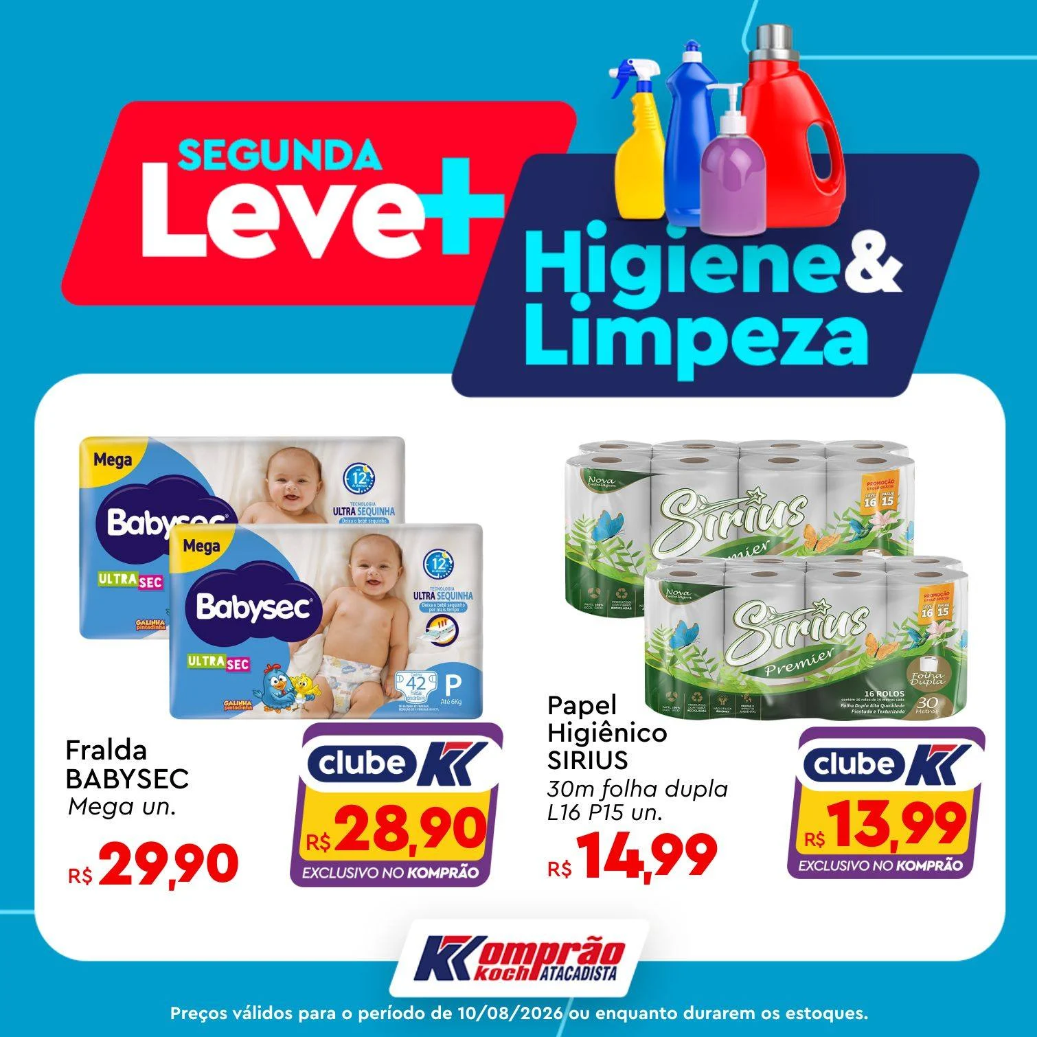 Ofertas Komprão Koch Atacadista – 10/08