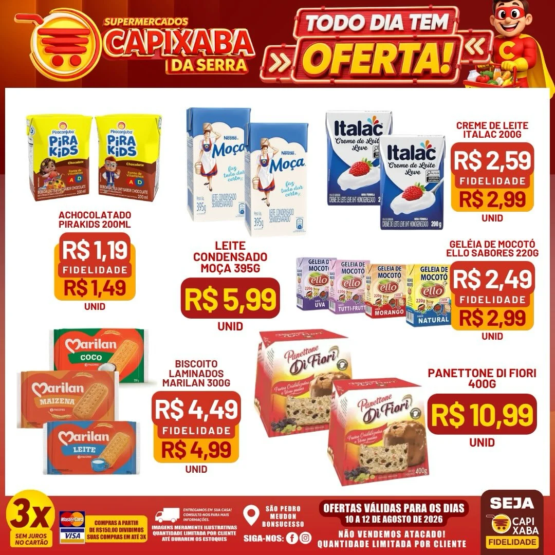 Ofertas Supermercados Capixaba da Serra
