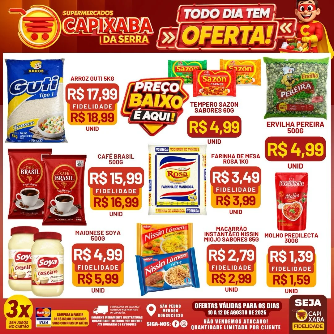Ofertas Supermercados Capixaba da Serra