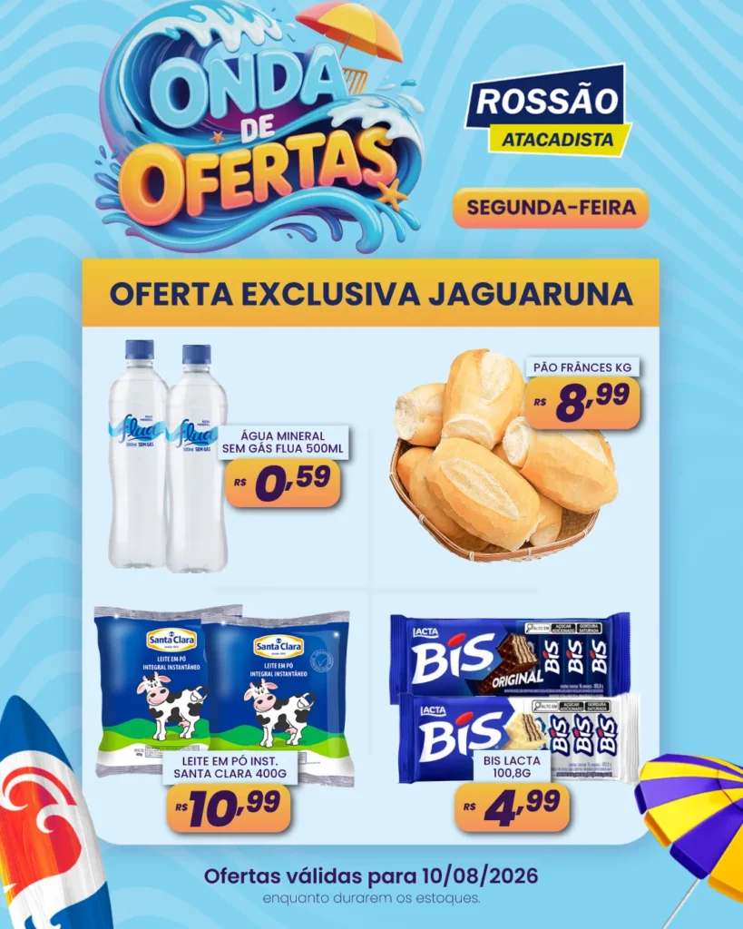 Ofertas Rossão Atacadista – 10/08/2026