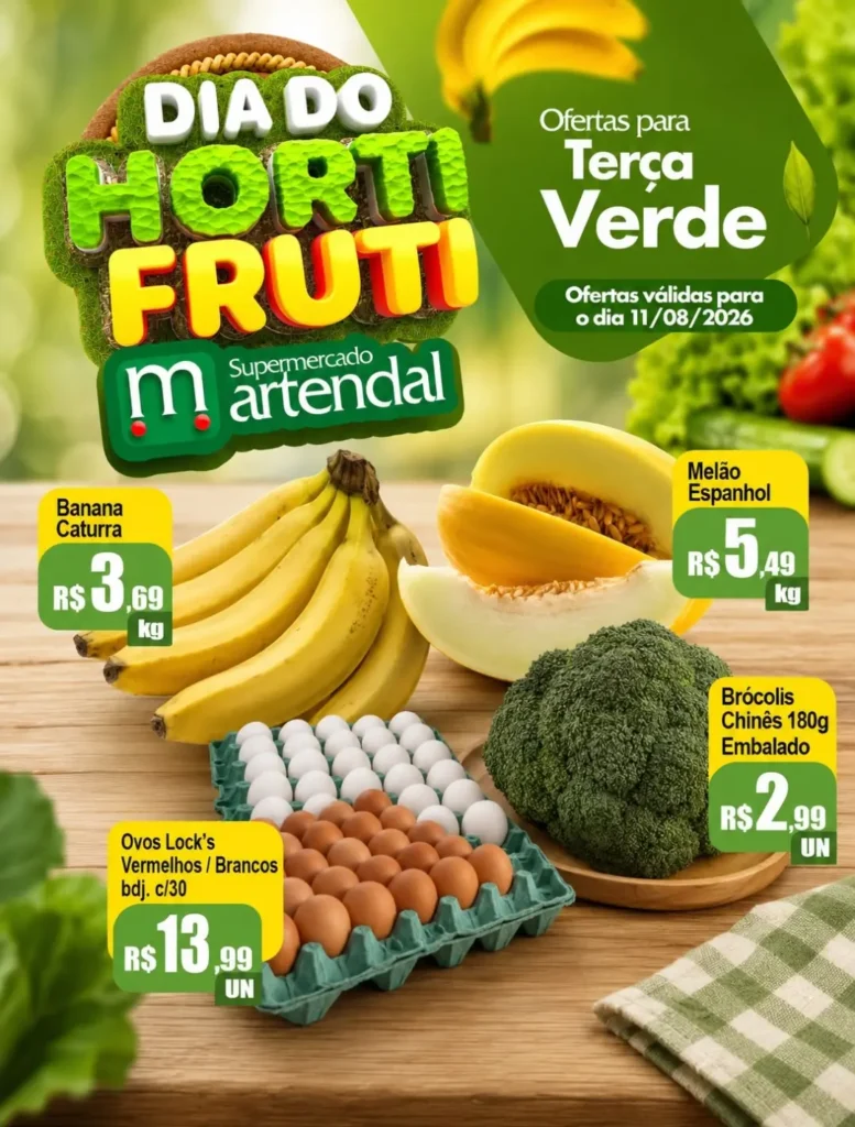 Ofertas Supermercado Martendal – 11/08/2026