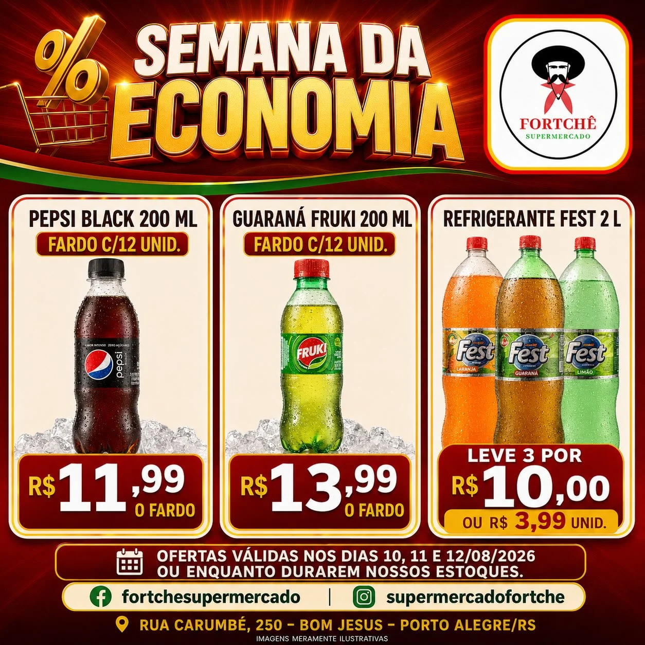 Ofertas Super Fortchê – 12/08/2026