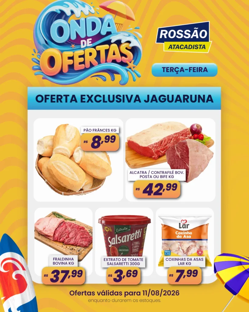 Ofertas Rossão Atacadista – 11/08/2026