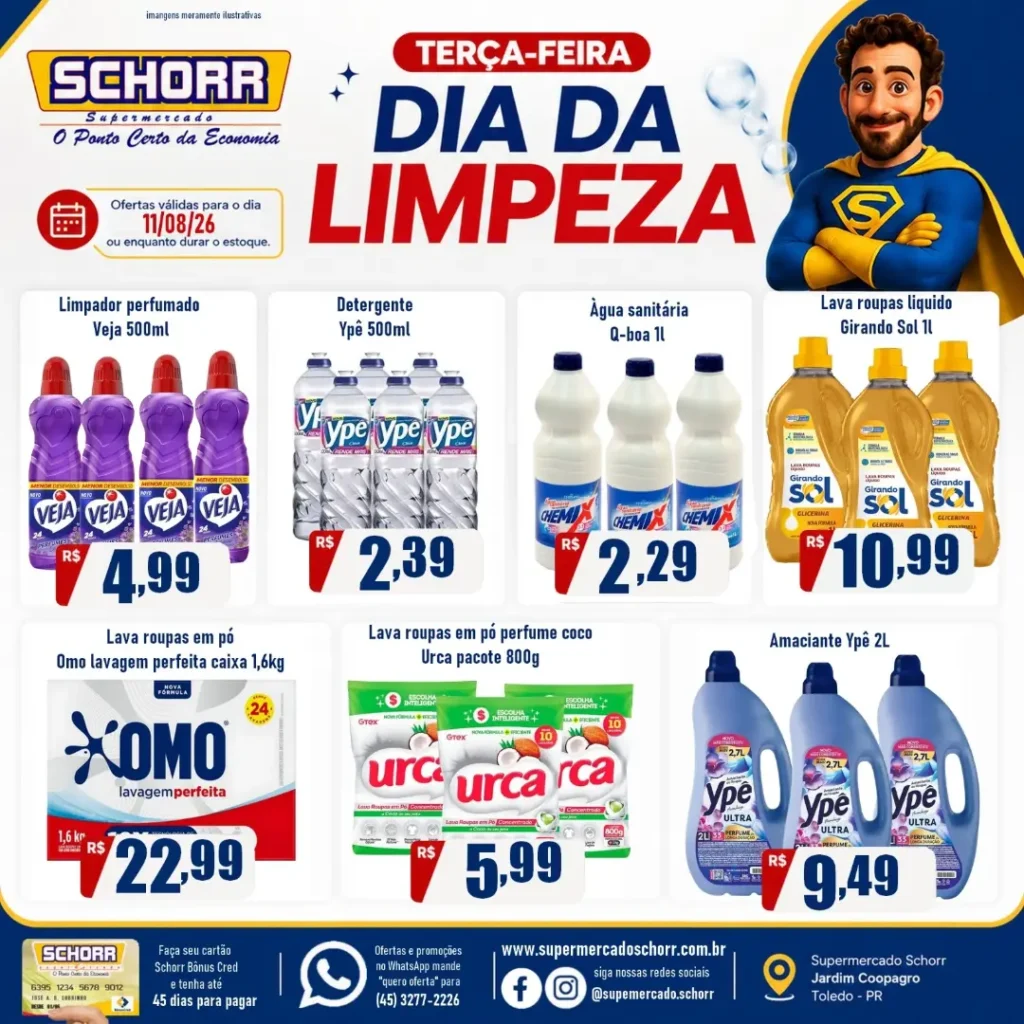 Ofertas Schorr supermercado – 11/08/2026