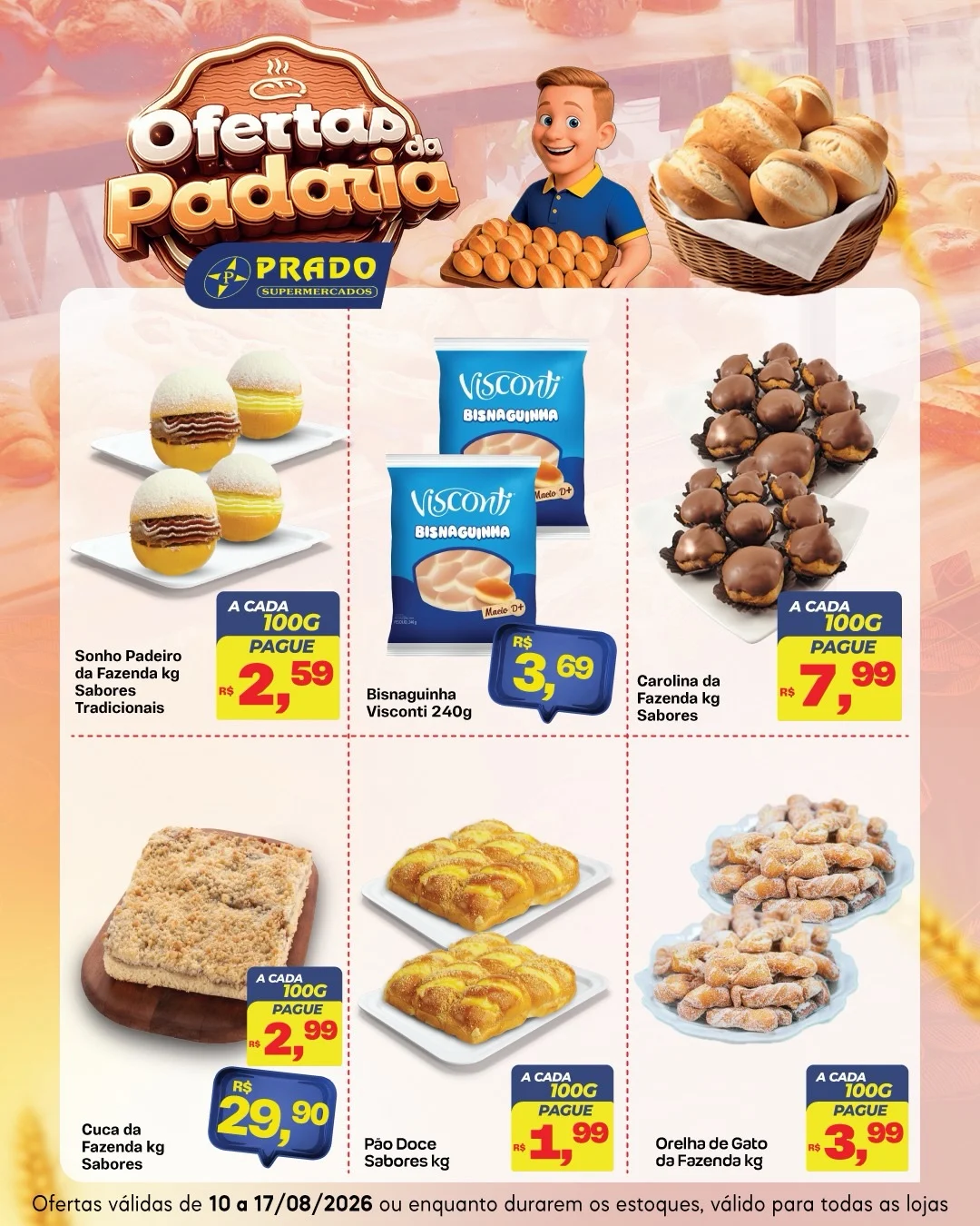 Ofertas Perfil oficial – Prado supermercados – 17/08/2026