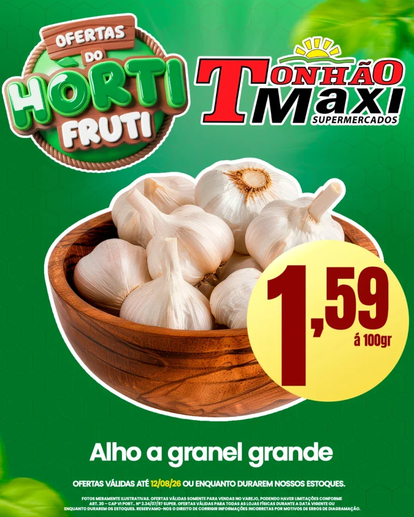 Ofertas Supermercados Tonhão Maxi – 12/08/2026