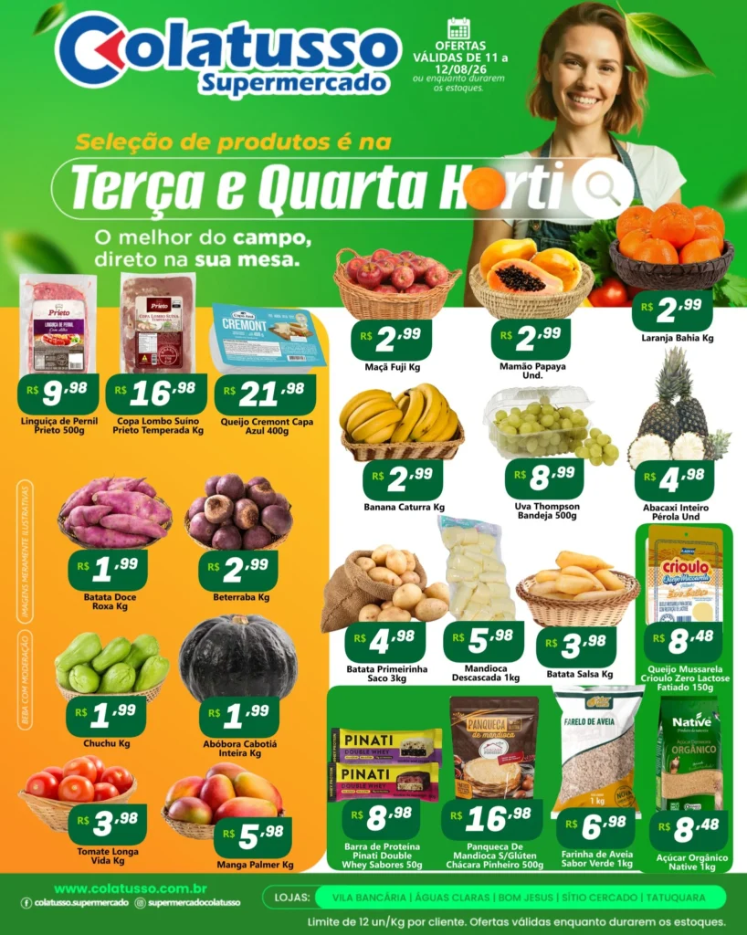 Ofertas Supermercado Colatusso – 12/08/2026