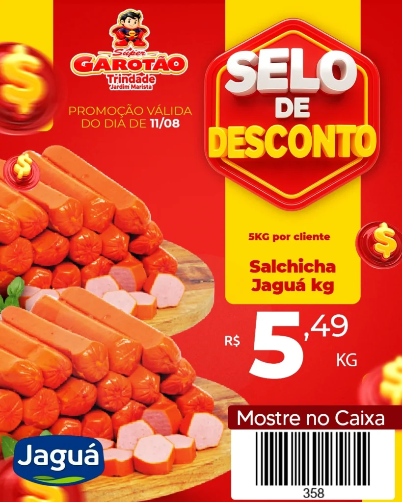 Ofertas Supermercado Garotão – 11/08/2026 Ofertas Supermercado Garotão – 11/08/2026