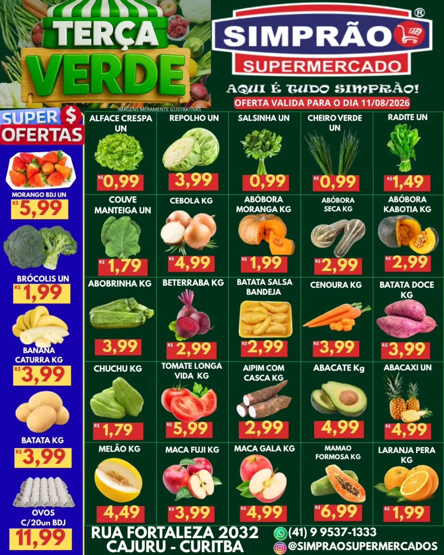 Ofertas simprão supermercados – 13/08/2026