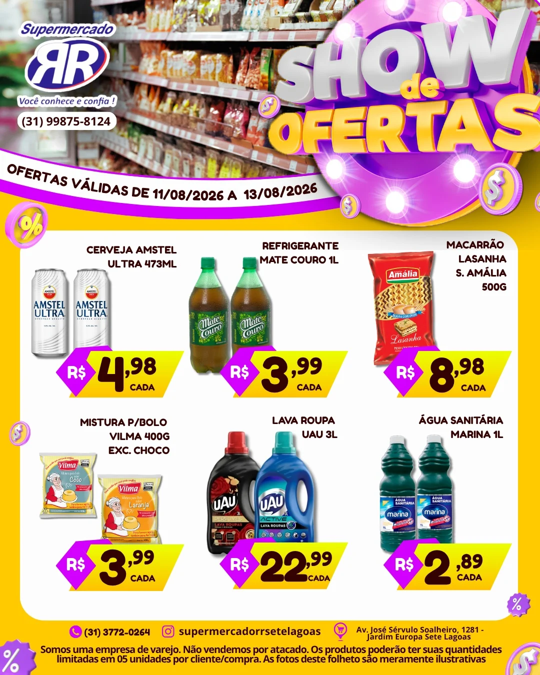 Ofertas Supermercado RR – 13/08/2026 Ofertas Supermercado RR – 13/08/2026