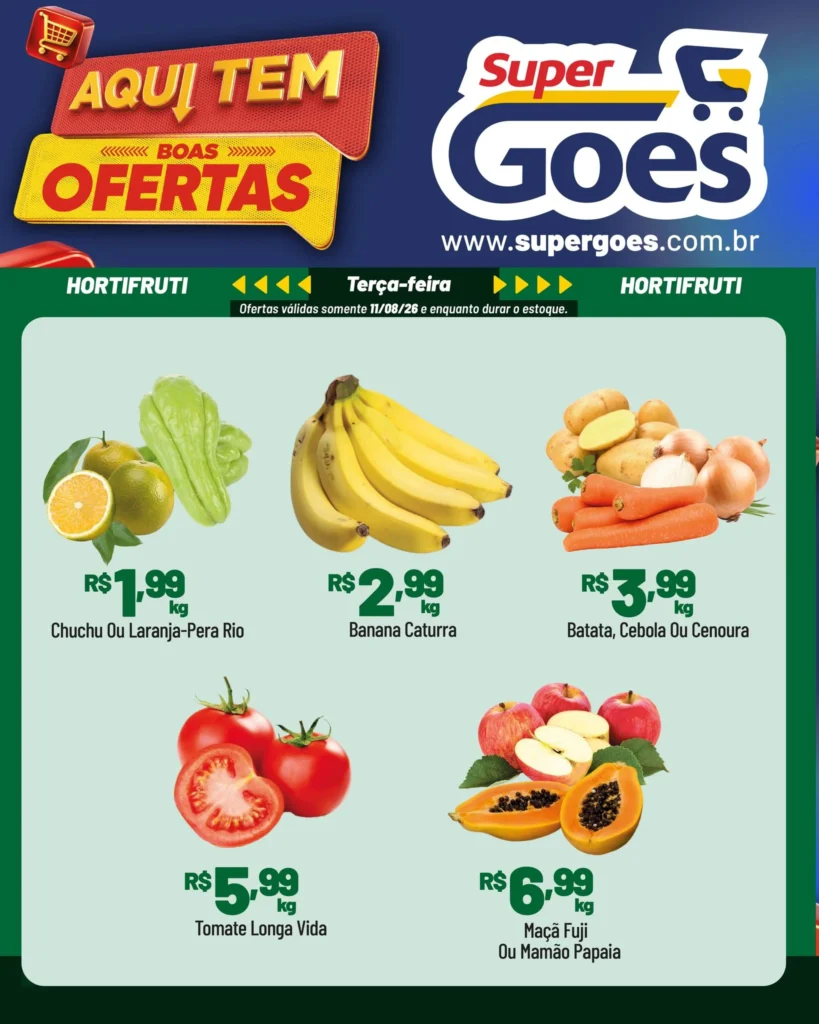 Ofertas Supermercados Goes – 11/08/2026