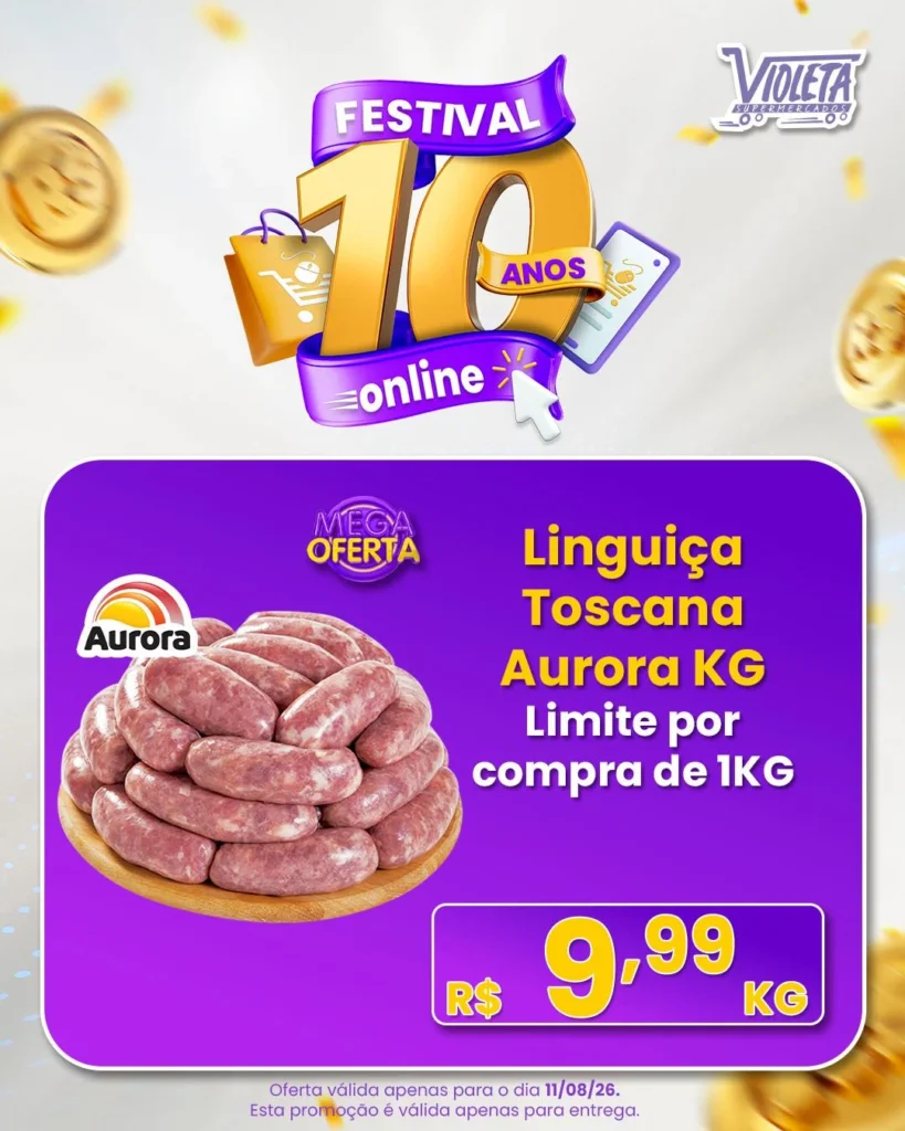 Ofertas Supermercado Violeta Oficial – 11/08/2026 Ofertas Supermercado Violeta Oficial – 11/08/2026