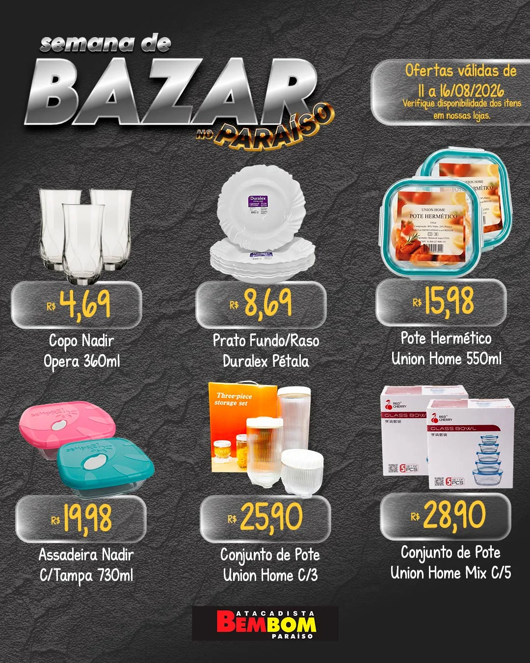 Ofertas Bem Bom Atacadista – 16/08