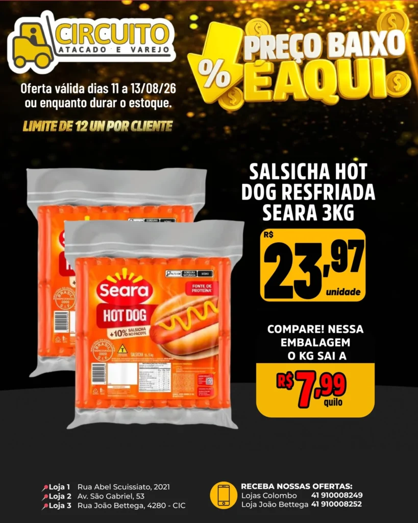 Ofertas Circuito Atacado e Varejo – 13/08/2026