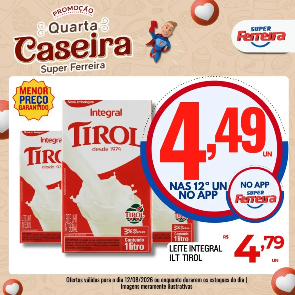 Ofertas Super Ferreira – 12/08/2026